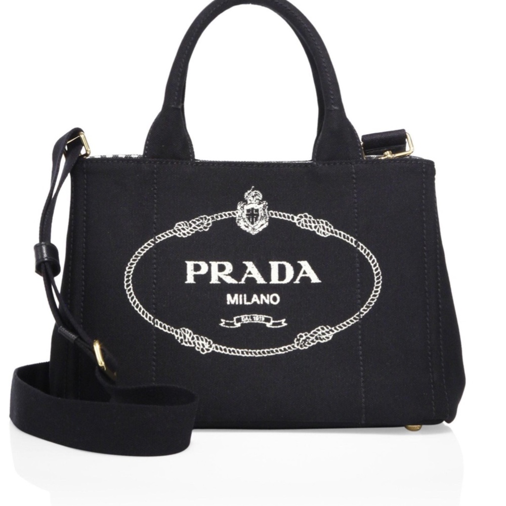 PRADA CANVAS CANAPA TOTE